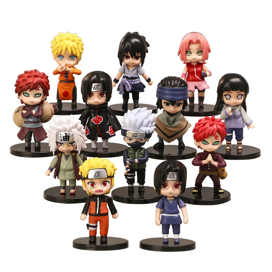 12pcs Naruto Shippuden Anime Figures Set