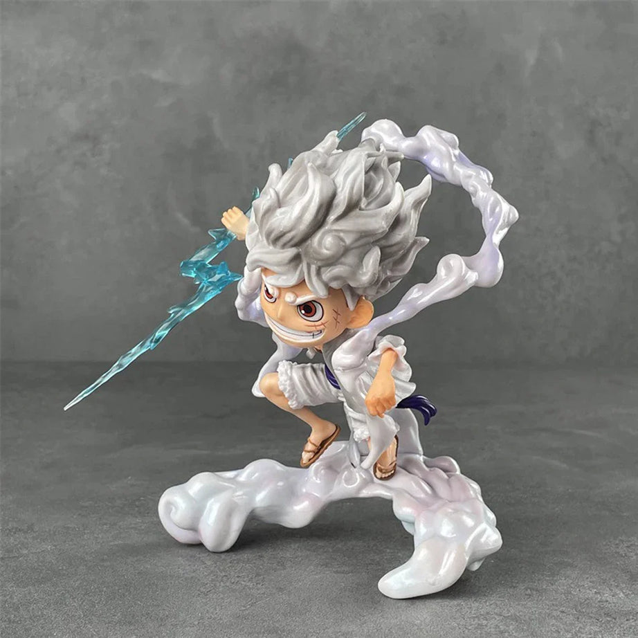 Sun God Nika Luffy Gear 5 Q Version Figure