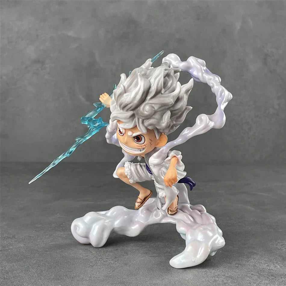 Sun God Nika Luffy Gear 5 Q Version Figure
