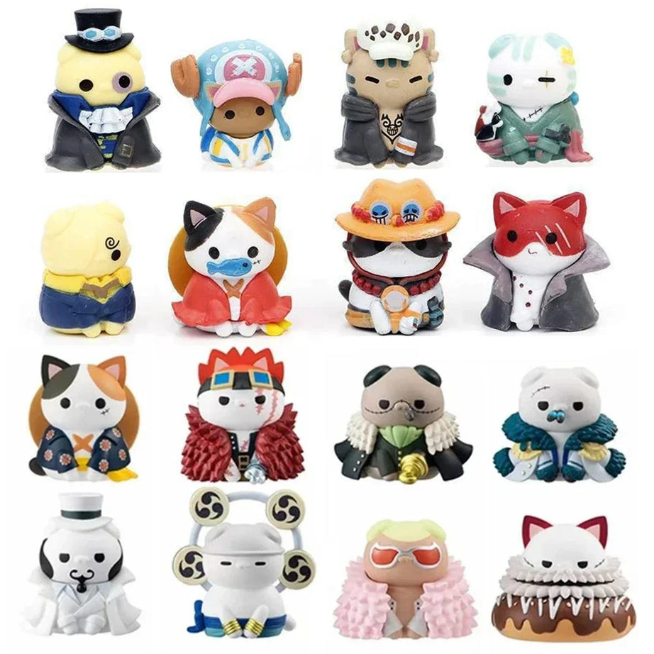 One Piece Cosplay Cat Figures