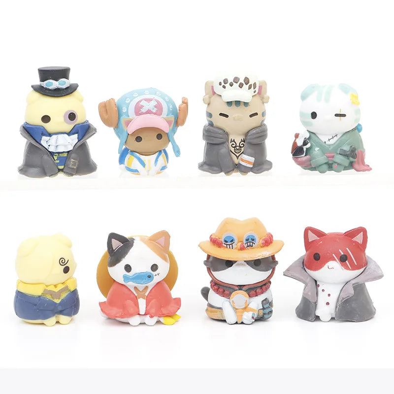 One Piece Cosplay Cat Figures