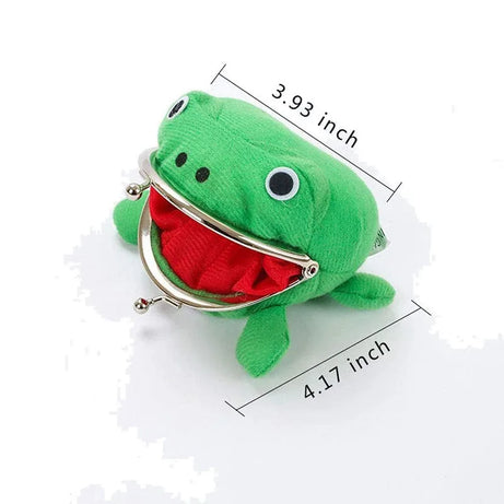 Plush Frog Coin Purse