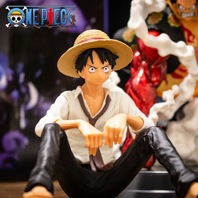 Luffy Sitting Pose Action Figure