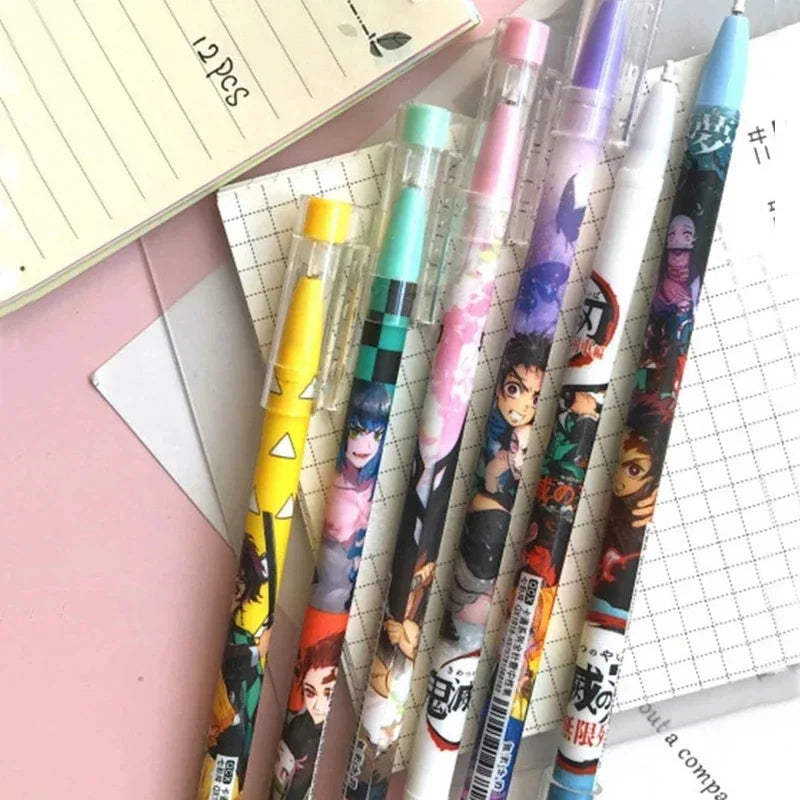 6Pcs Demon Slayer Gel Pens Set