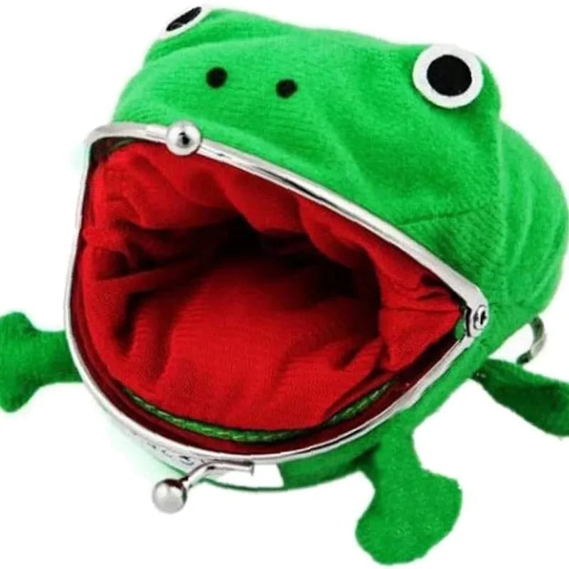 Plush Frog Coin Purse
