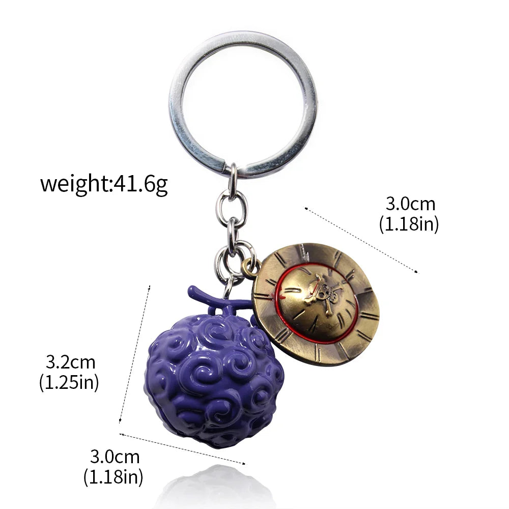 Anime Devil Fruit Keychain