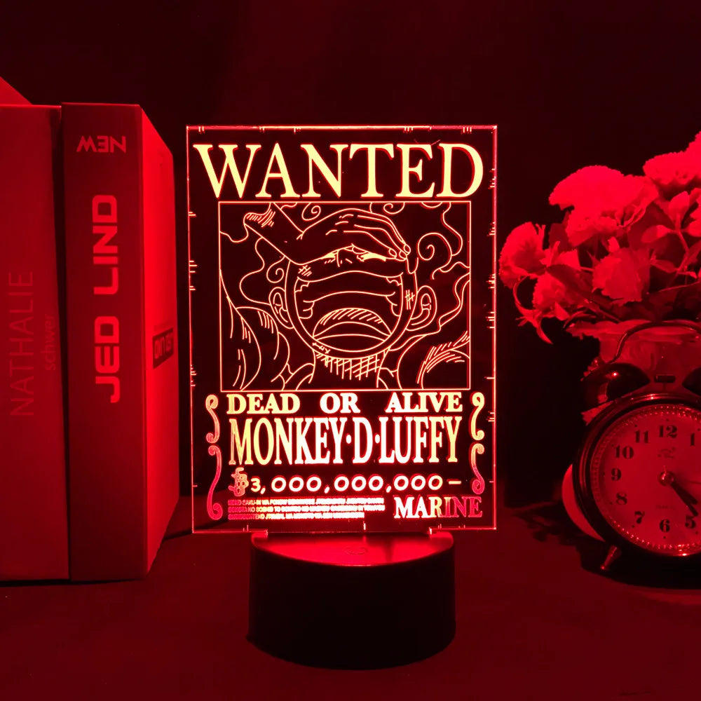One Piece “Wanted” LED Night Light