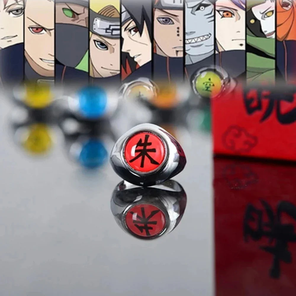 Naruto Akatsuki Cosplay Ring Set