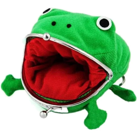 Plush Frog Coin Purse