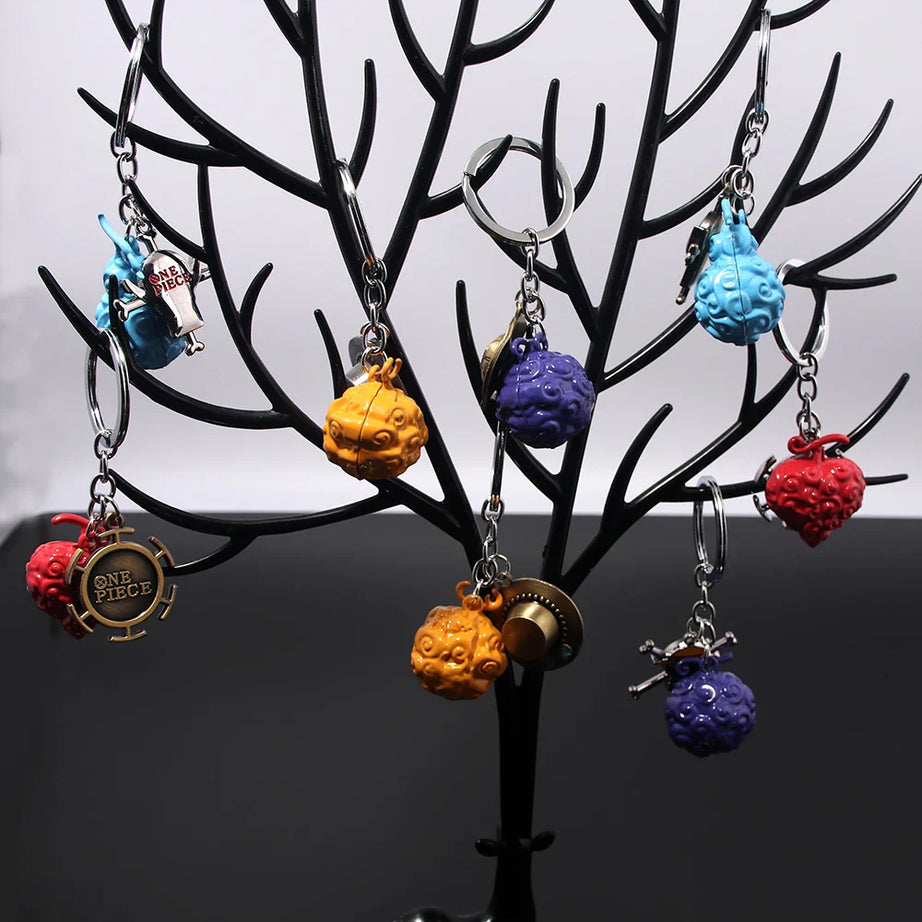 Anime Devil Fruit Keychain