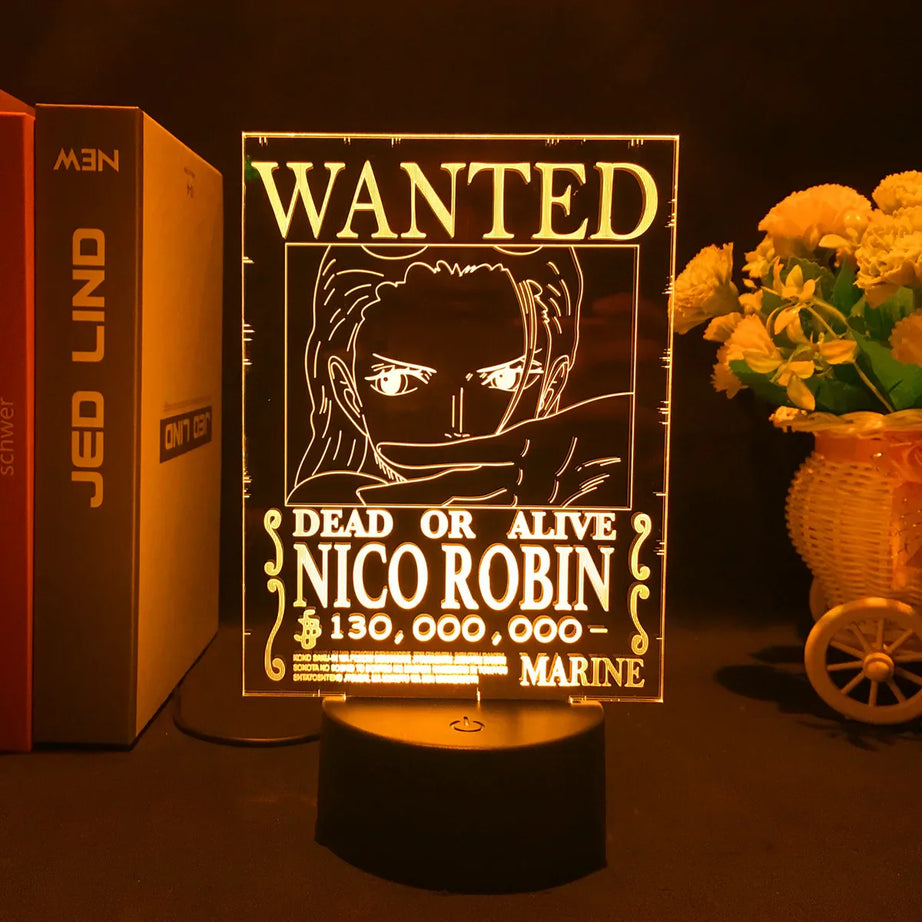 One Piece “Wanted” LED Night Light
