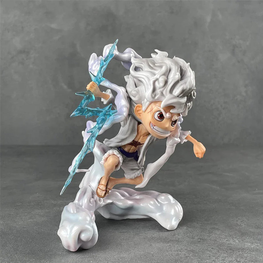 Sun God Nika Luffy Gear 5 Q Version Figure
