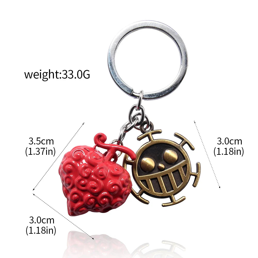 Anime Devil Fruit Keychain