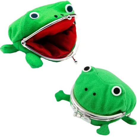 Plush Frog Coin Purse