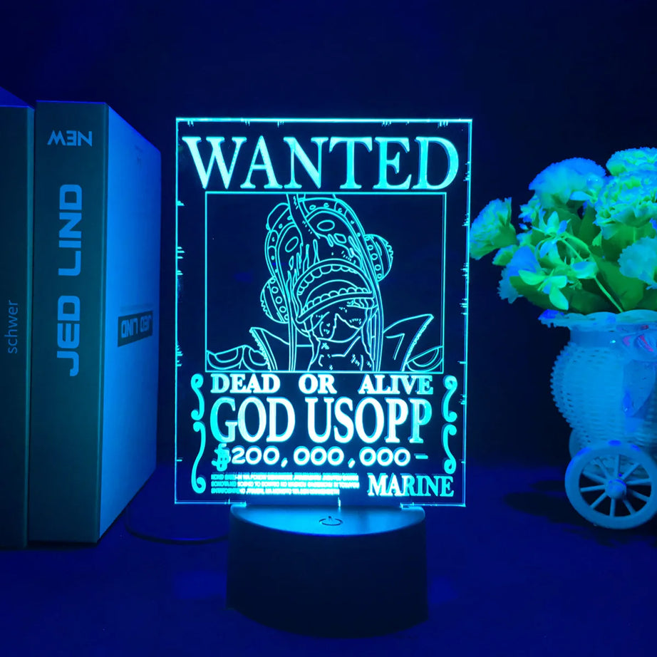 One Piece “Wanted” LED Night Light