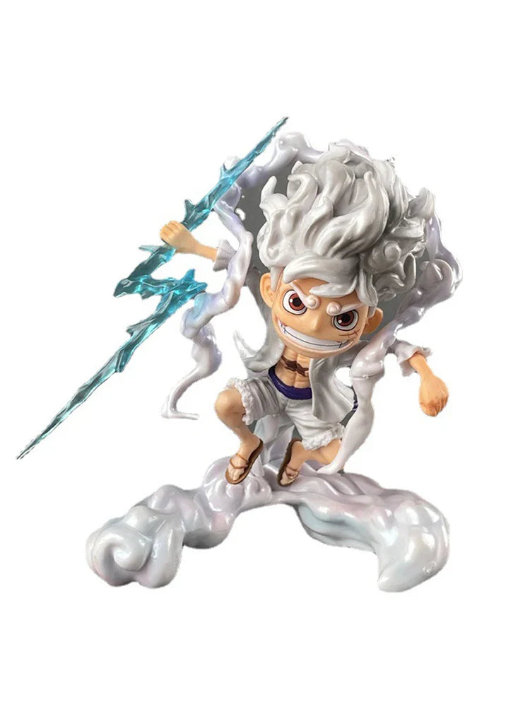 Sun God Nika Luffy Gear 5 Q Version Figure