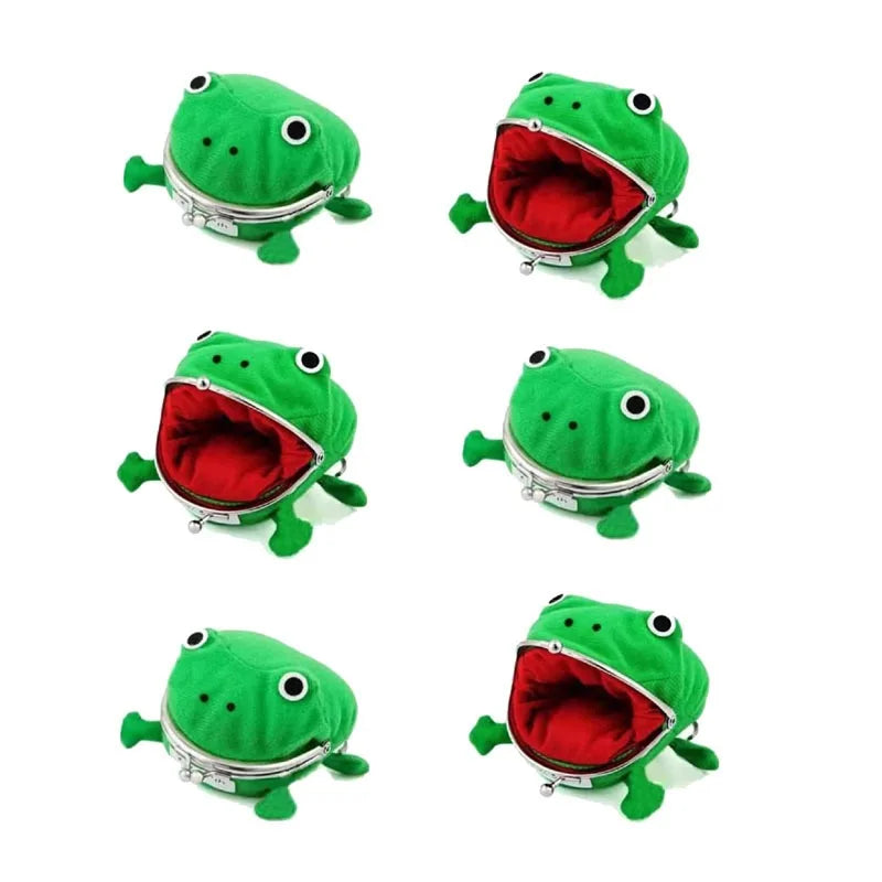 Plush Frog Coin Purse