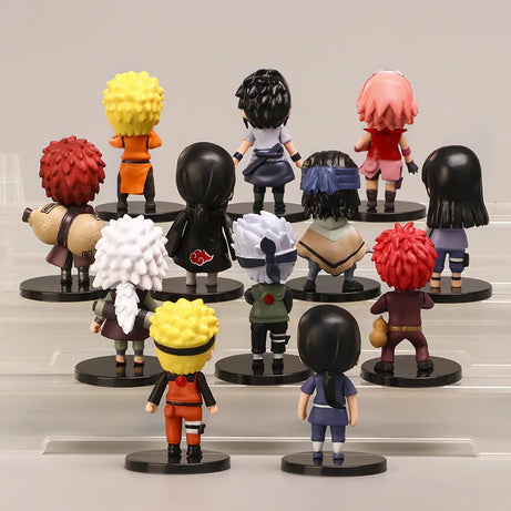 12Pcs Naruto Shippuden Q Version Figures Set