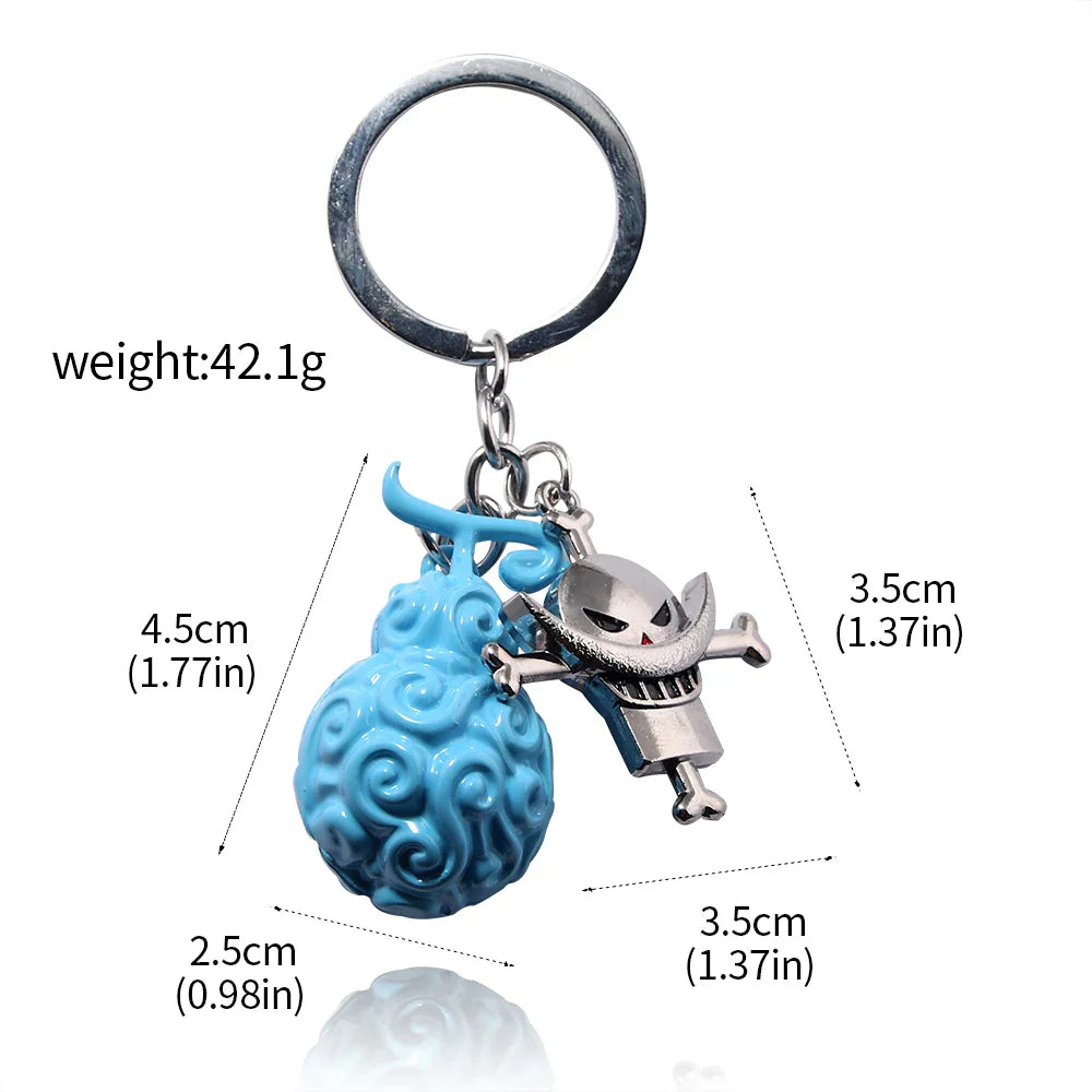 Anime Devil Fruit Keychain
