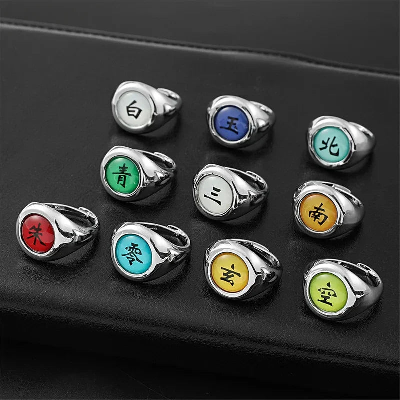 Naruto Akatsuki Cosplay Ring Set