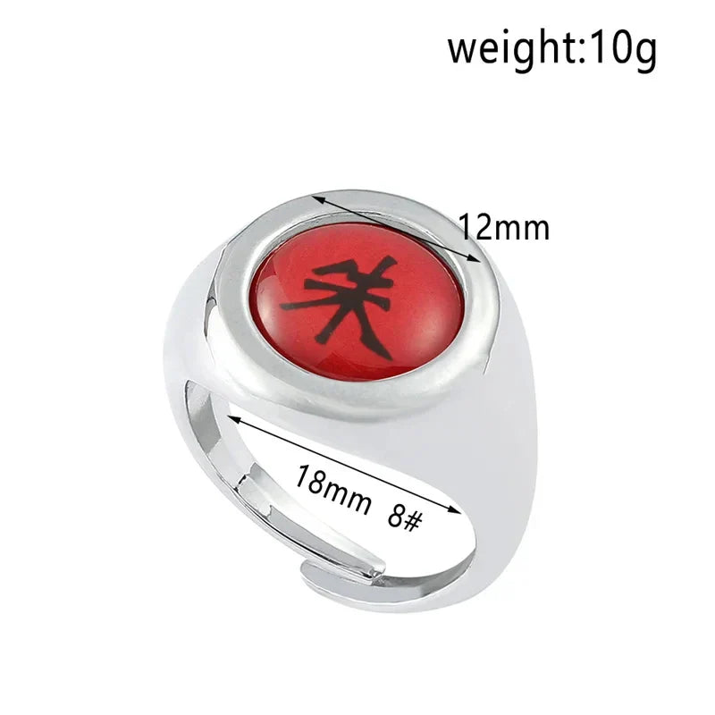 Naruto Akatsuki Cosplay Ring Set