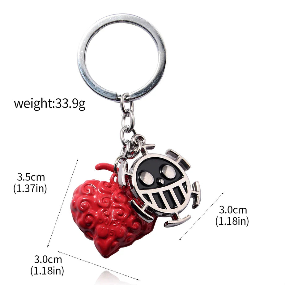 Anime Devil Fruit Keychain
